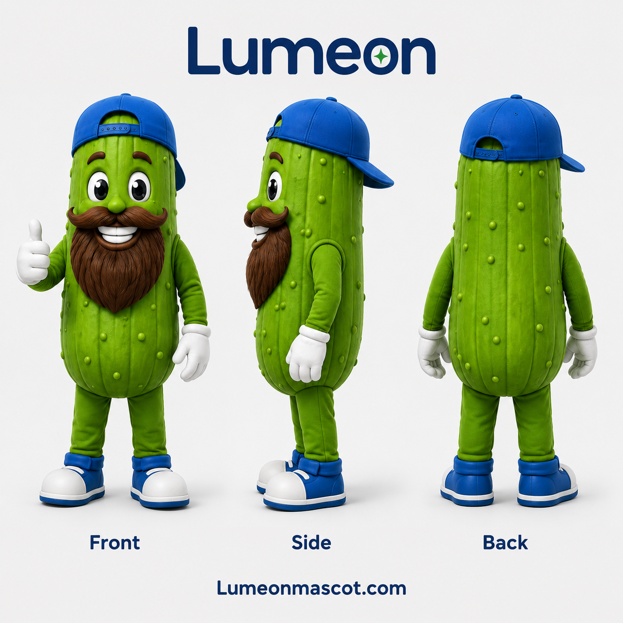 Custom Pickle Mascot Costume