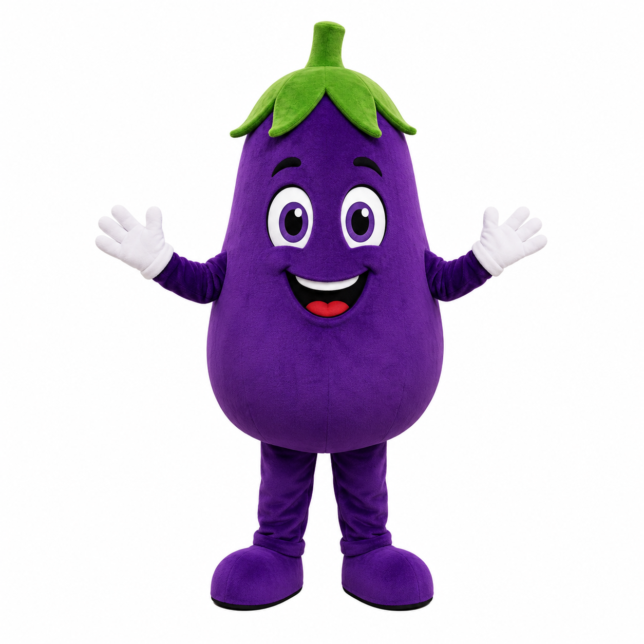 Custom Eggplant Mascot Costume