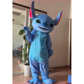 Blue Alien Mascot Costume