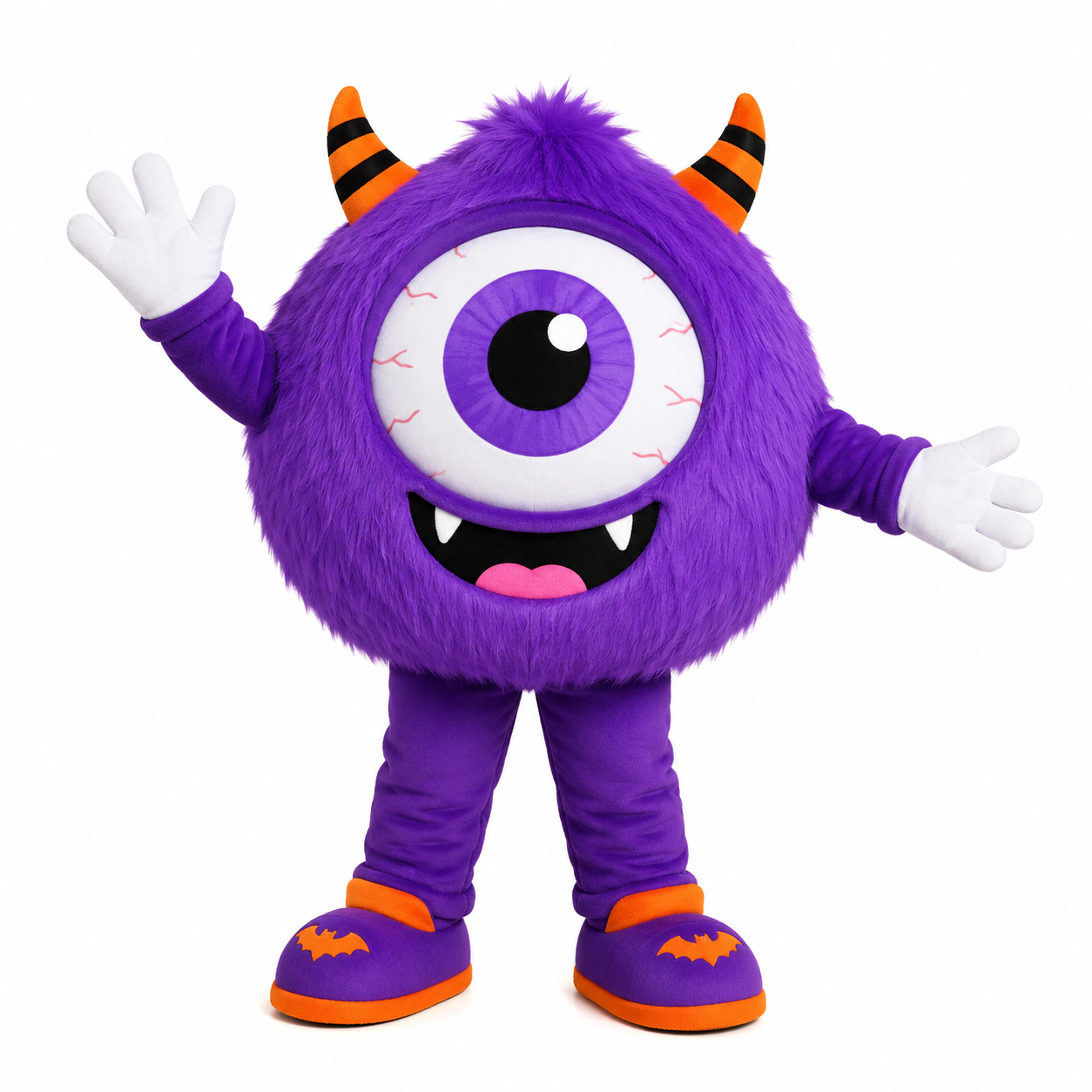 Custom Halloween Purple Monster Mascot Costume