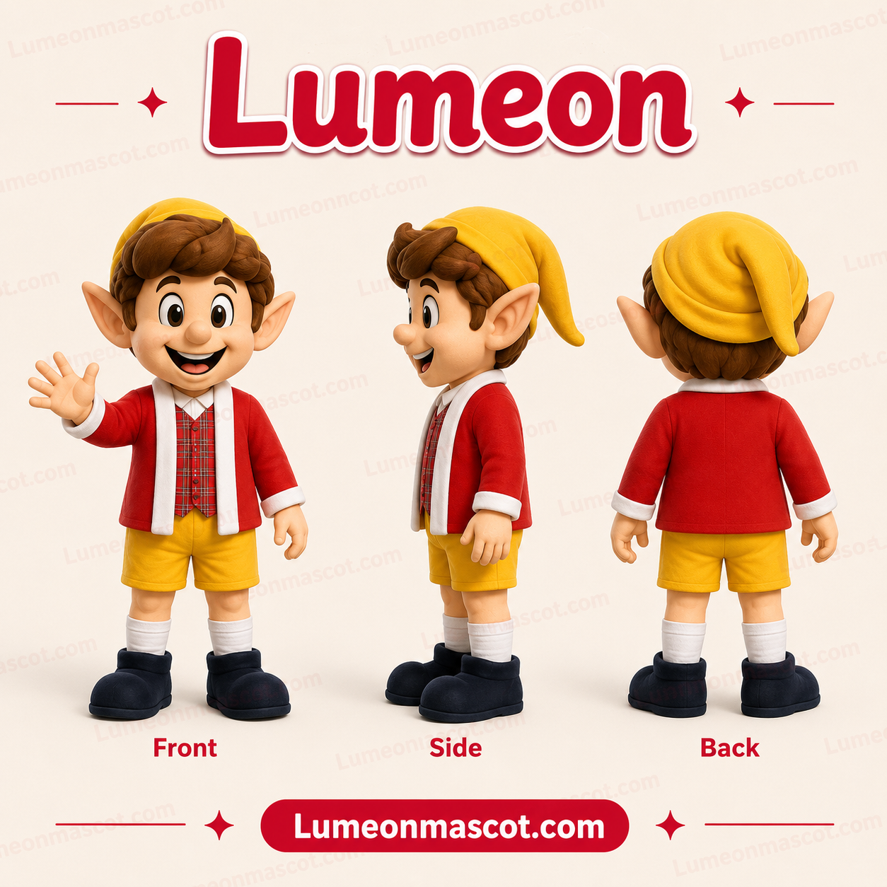 Custom Cartoon Boy Mascot Costume
