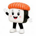 Custom Salmon Sushi Mascot Costume
