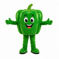 Custom Green Pepper Mascot Costume