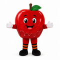 Custom Halloween Candy Apple Mascot Costume