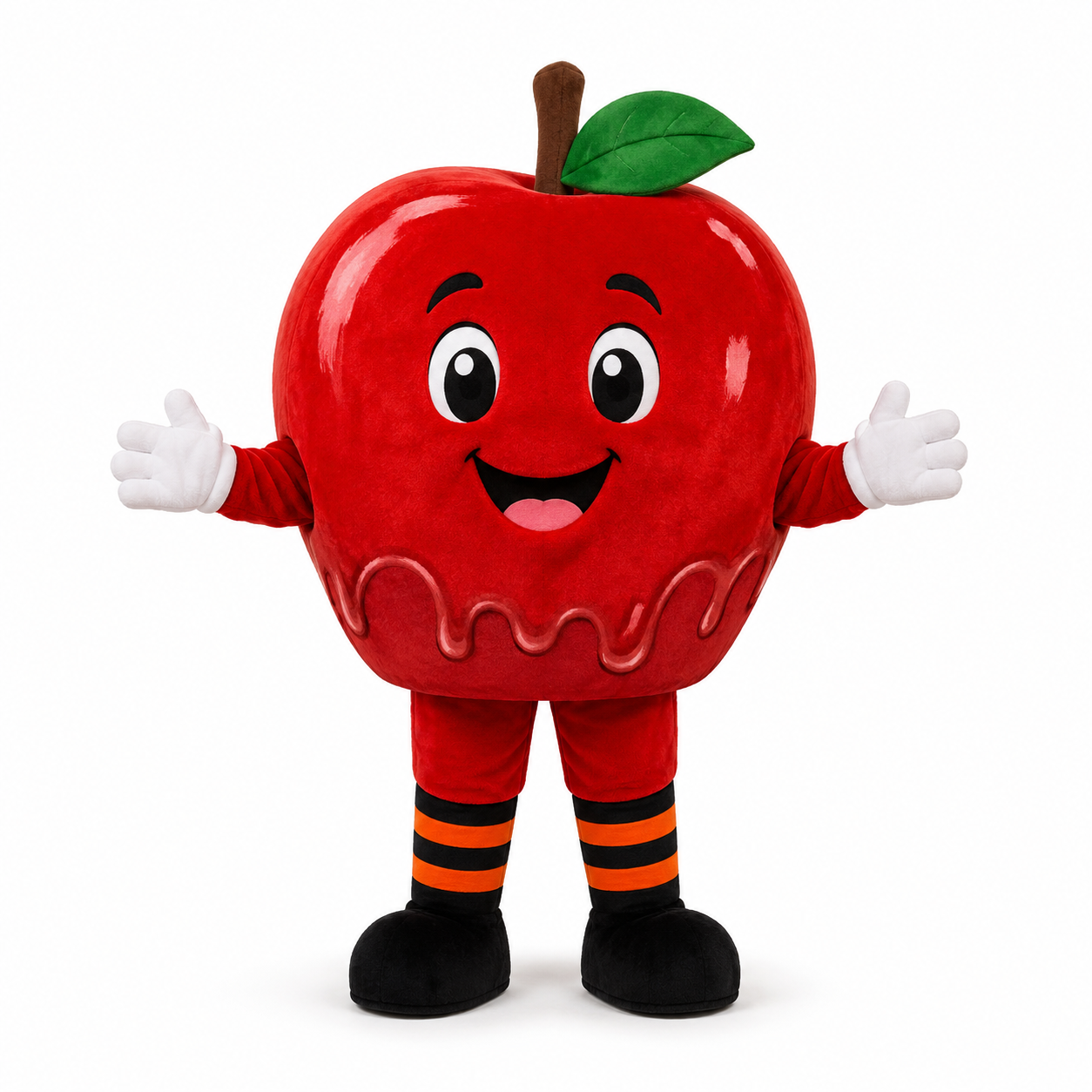 Custom Halloween Candy Apple Mascot Costume
