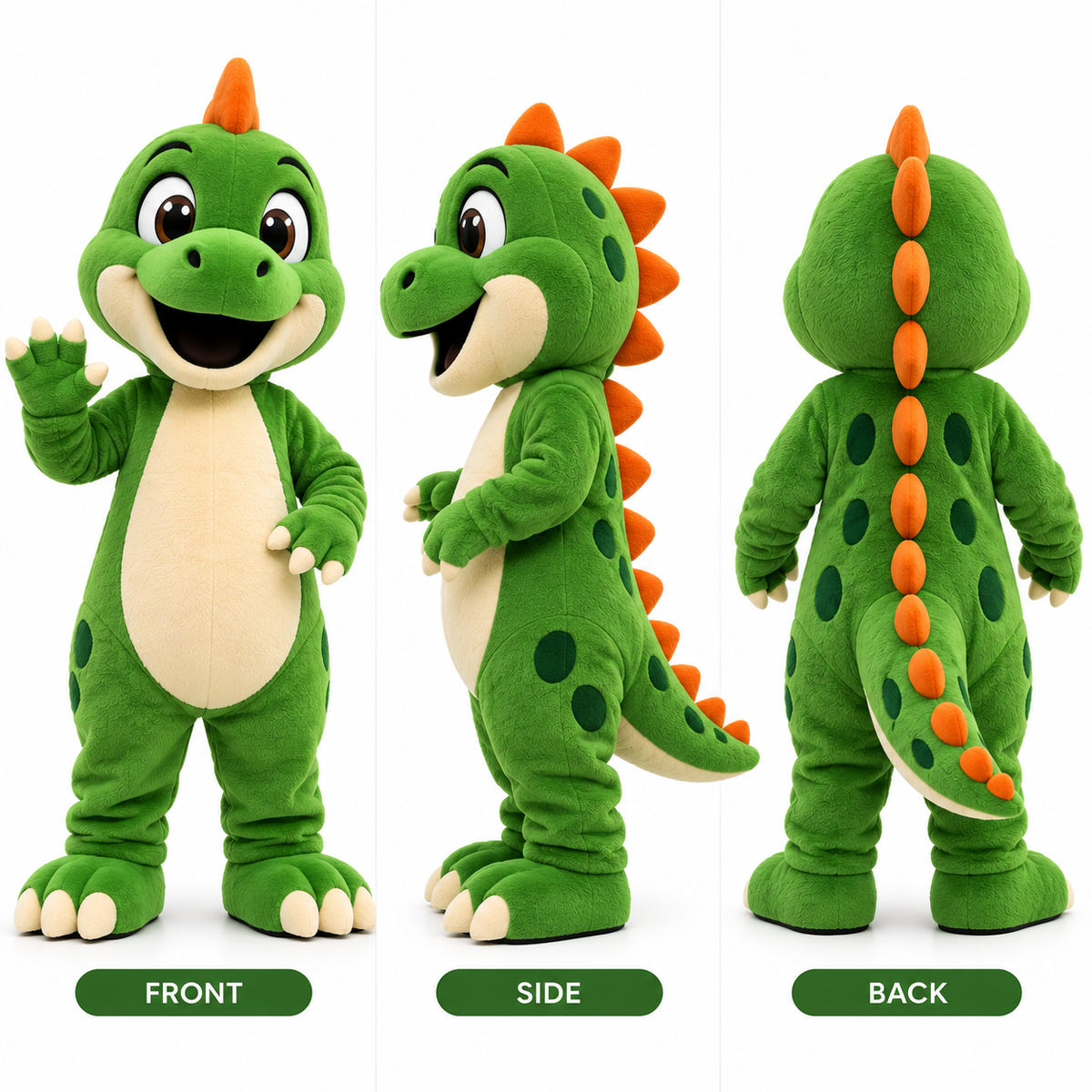 Custom Dinosaur Mascot Costume – Professional Animal