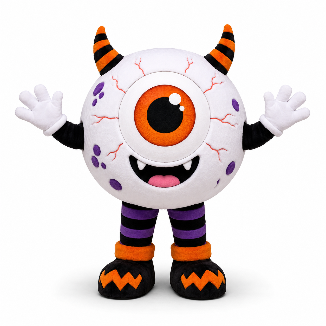 Custom Halloween Eyeball Monster Mascot Costume