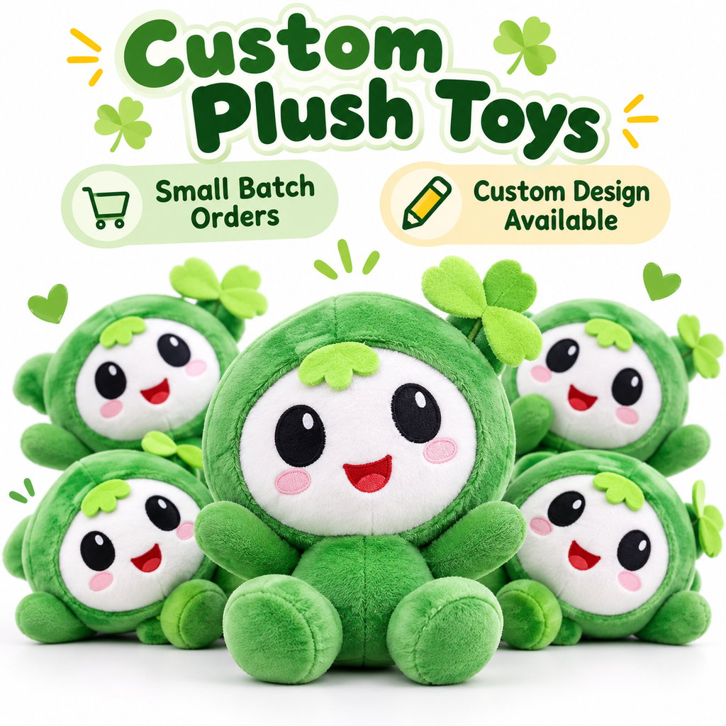Custom Mascot Plush Toys – MOQ 100 Pieces