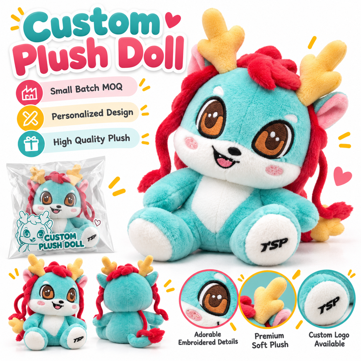 Custom Plush Toy Manufacturer – Bulk Orders from 100 PCS