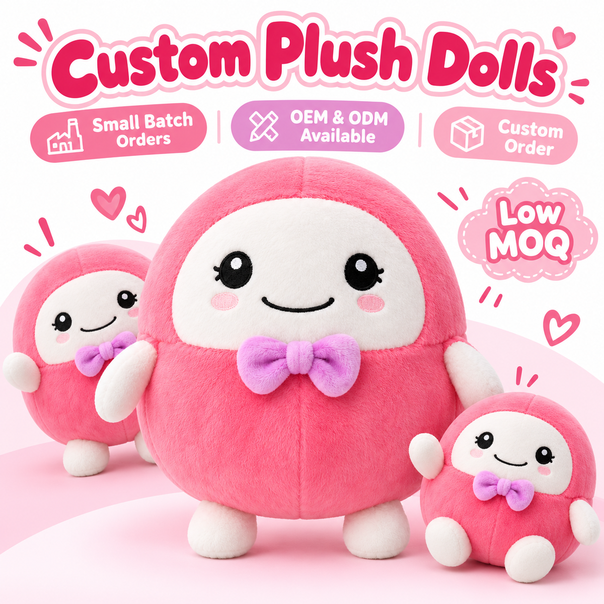 Custom Stuffed Animals – Bulk Orders from 100 Pieces