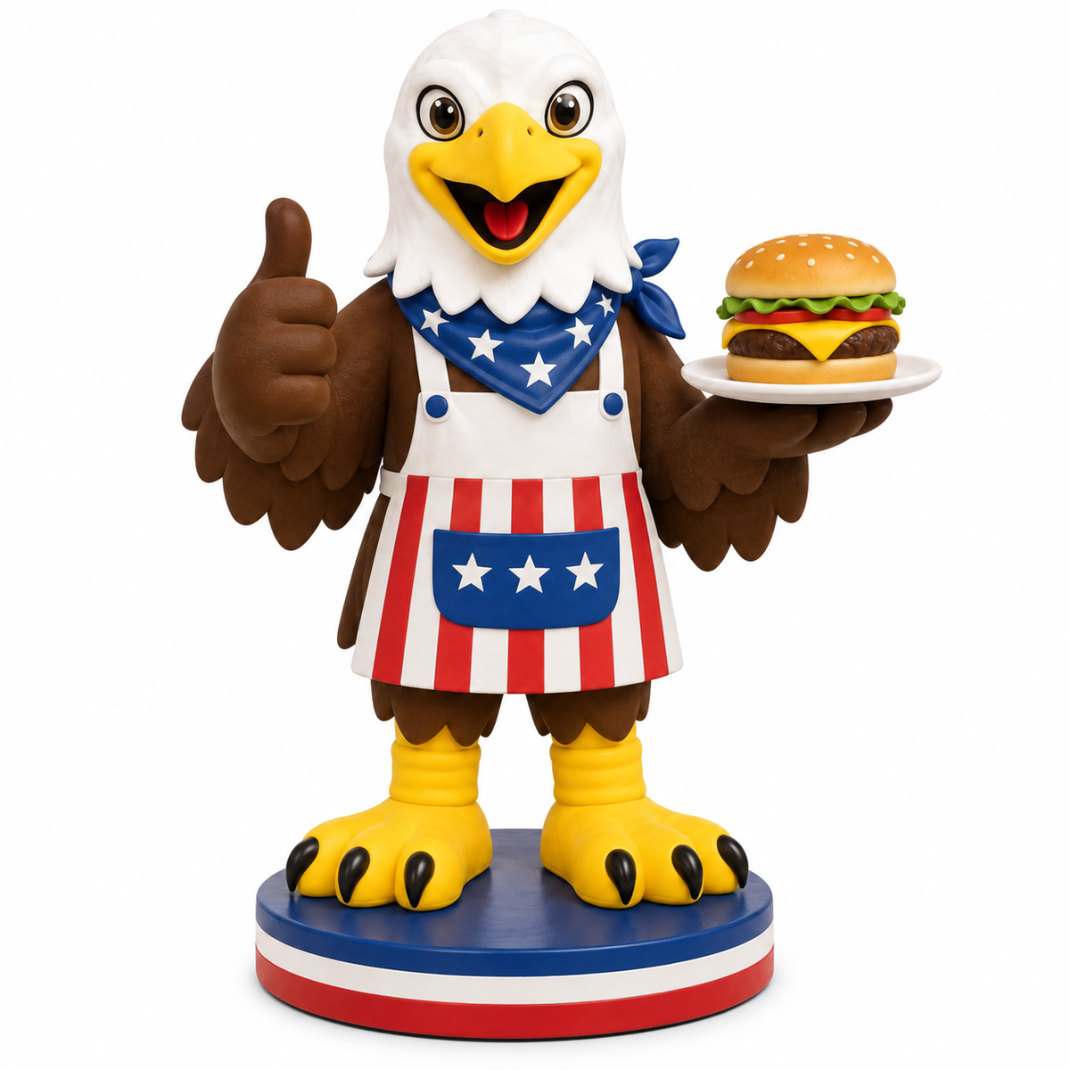 Custom Restaurant Mascot Foam Sculpture – 60cm / 90cm / 120cm / 150cm