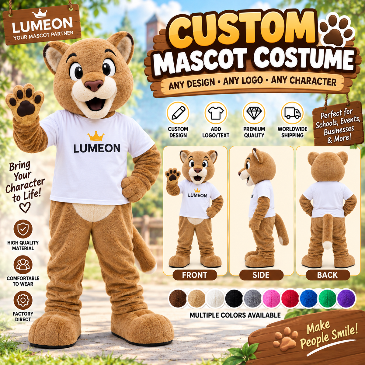 Custom Squirrel Mascot Costume – Professional Animal