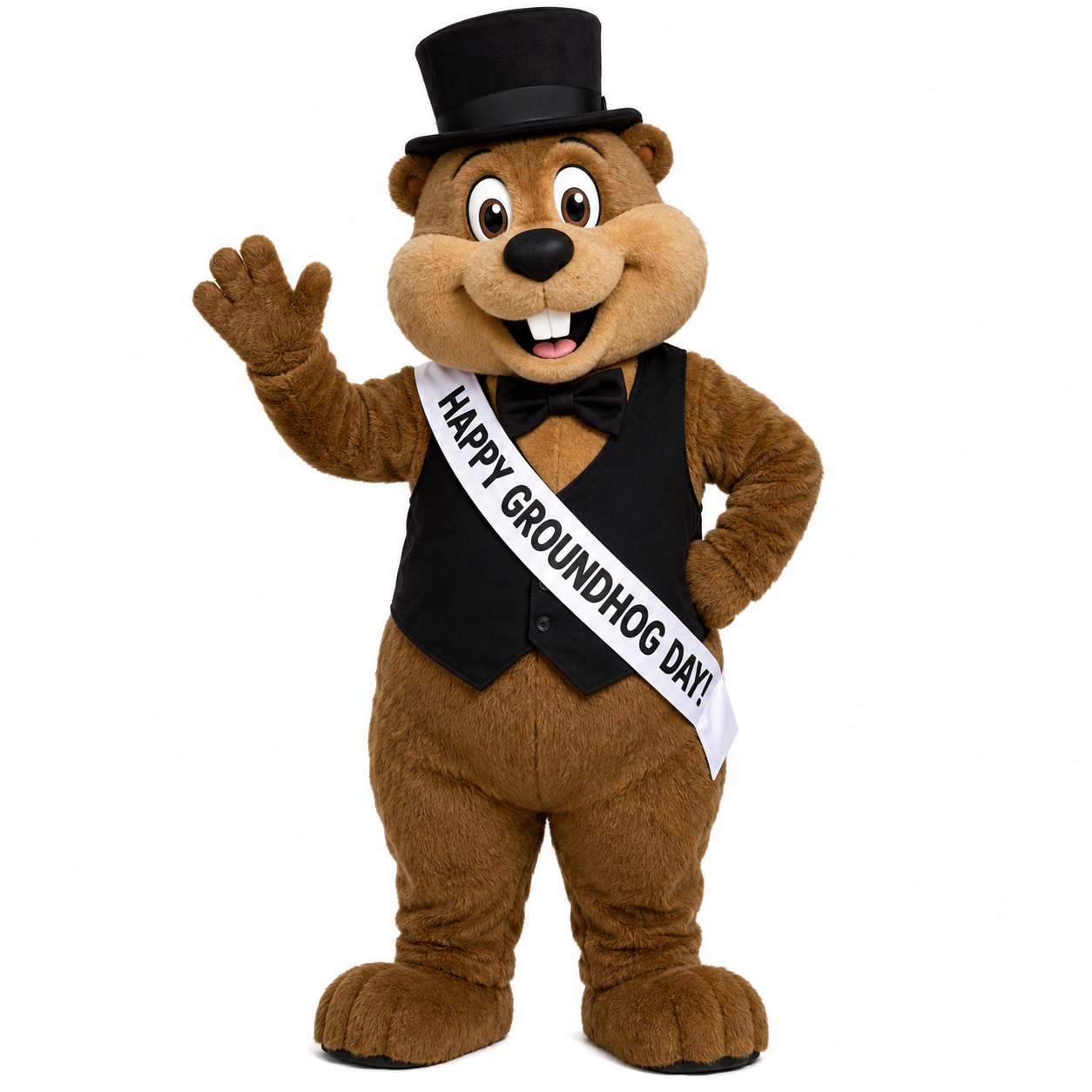 Custom Groundhog Mascot Costume