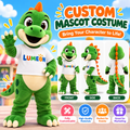 Custom Dinosaur Mascot Costume – Professional Animal