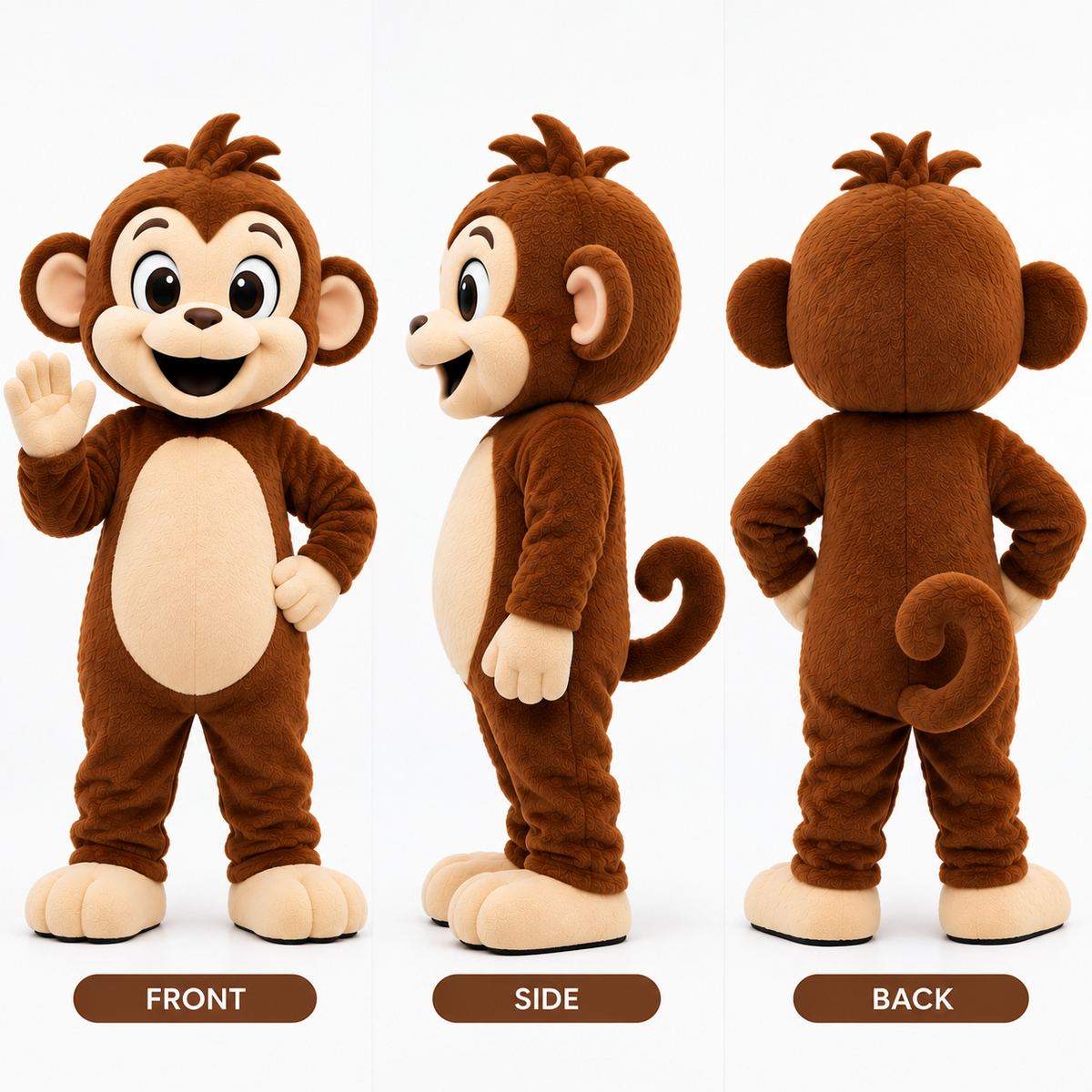 Custom Monkey Mascot Costume – Professional Animal