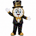 Custom New Year Clock Mascot Costume