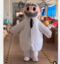 White Cartoon Mascot Costume