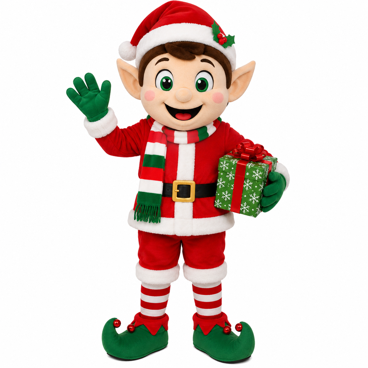 Custom Christmas Elf Mascot Costume