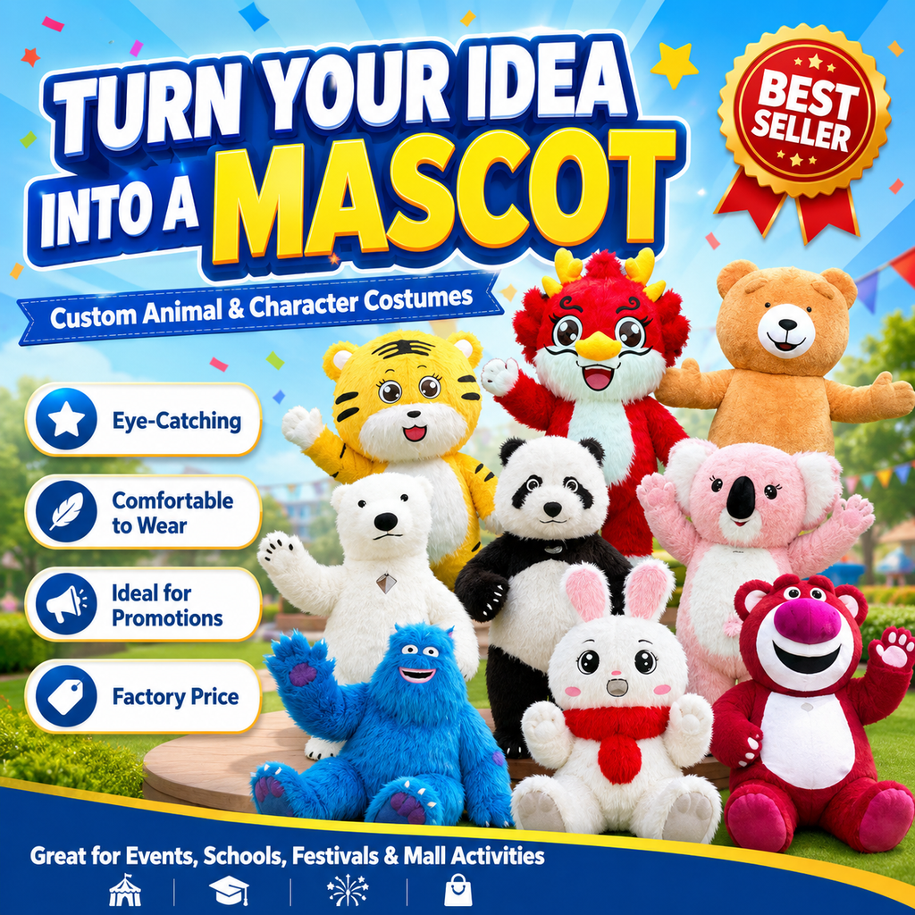 Custom 2-Meter Inflatable Event Mascot Costume, Best-Selling Crowd Attraction Style