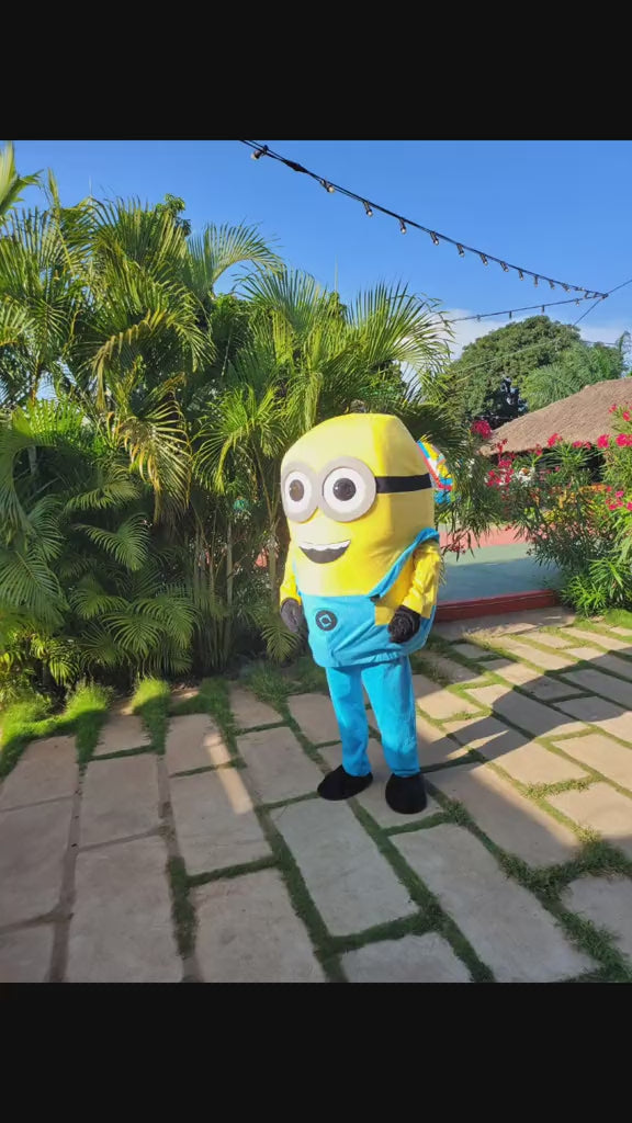 Custom Yellow Cartoon Character Mascot Costume