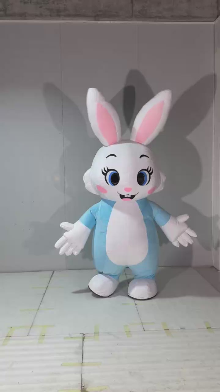 Custom Inflatable Bunny Mascot Costume