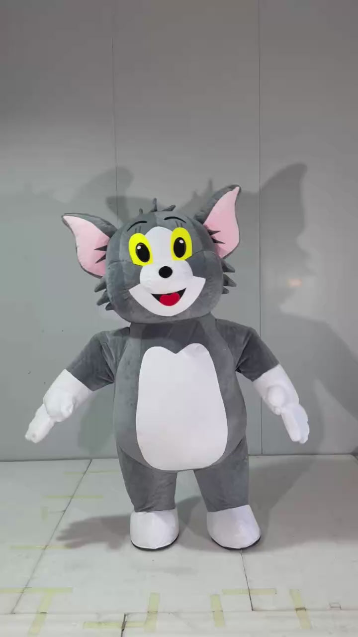 Inflatable Cat Tom Mascot Costume