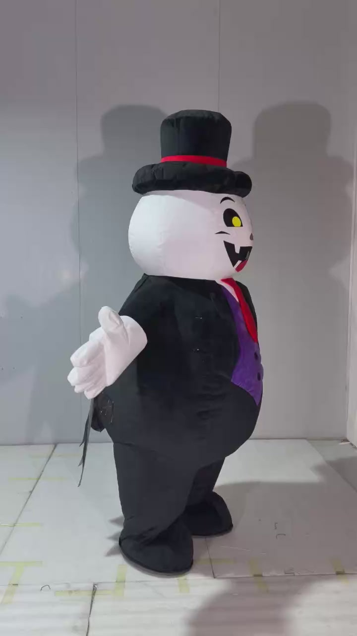 Custom Inflatable Halloween Ghost Mascot Costume